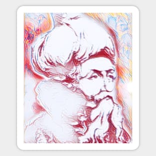 Ibn Arabi Portrait | Ibn Arabi Artwork | Line art Sticker